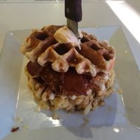 Chick’n and Waffles at The Modern Vegan in Las Vegas
