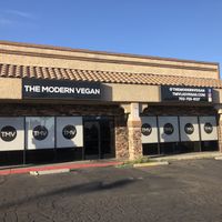 The exterior... kinda a sketchy neighborhood. at The Modern Vegan in Las Vegas
