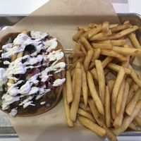 The gyro was also delicious. at The Modern Vegan in Las Vegas