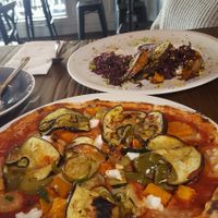 Pizza & Dukkah Spiced Pumpkin  at Billy & Lucy in Fitzroy