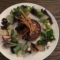 Mushroom tart - check out the presentation! at Billy & Lucy in Fitzroy