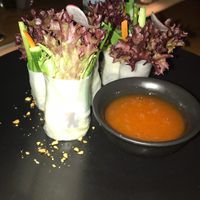 Veggie rolls at Sontaya South East Asian Restaurant in Abu Dhabi
