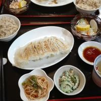 Gyoza set menu   at Ren - Nakagyo Ward in Kyoto