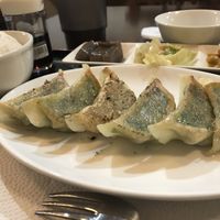 Veg gyoza set at Ren - Nakagyo Ward in Kyoto