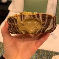 pistacchio donut  at Crosstown Doughnuts Vegan in London