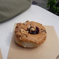 Peanut butter jam at Crosstown Doughnuts Vegan in London