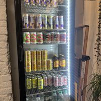 drinks  at Crosstown Doughnuts Vegan in London