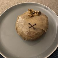 Chestnut & Brown Butter doughnut  at Crosstown Doughnuts Vegan in London