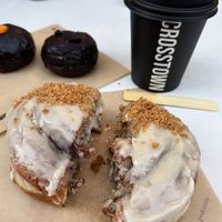   at Crosstown Doughnuts Vegan in London