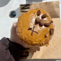   at Crosstown Doughnuts Vegan in London