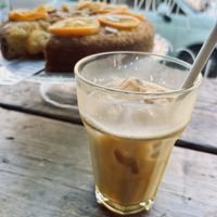 Iced coffee  at Harmless in North London