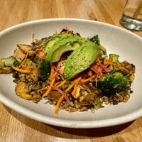 Teriyaki Quinoa Bowl with added Tofu at True Food Kitchen in Boca Raton
