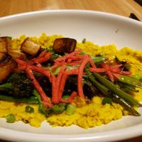 Cauliflower polenta with tofu at True Food Kitchen in Boca Raton