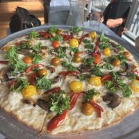 The vegan pizza   at Local Kitchen & Coffee Shop in Glenwood Springs