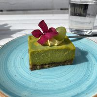 Mango cake vegan at Ginger - Radhusplatsen in Helsingborg