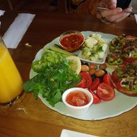 Vegan breakfast option at At Kafe in Bursa