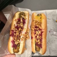 Frozen veggie dog   at IKEA in Bloomington