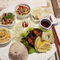 Amazing lunch set! at Aina Cafe in Osaka