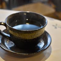Included tea at Aina Cafe in Osaka