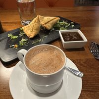 Chai with coconut milk!  at Indian Pavilion in Hyannis