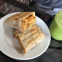 Spicy breakfast wrap at Eat Good Market Deli - Pineapple Express Bistro in Vernon