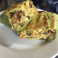 Spinach breakfast wrap at Eat Good Market Deli - Pineapple Express Bistro in Vernon