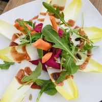 Hummus rojo at Canadu in Malaga