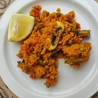 Paella at Canadu in Malaga