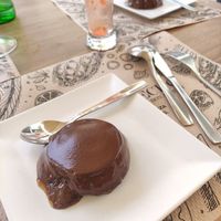 Flan at Canadu in Malaga