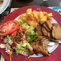 Scalloped seitan - tender and tasty! at Canadu in Malaga