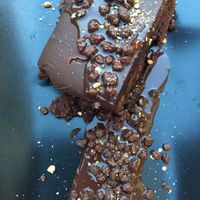 tarta vegana de chocolate at Canadu in Malaga