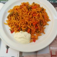 Vegan fideua at Canadu in Malaga