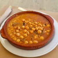 Chickpea stew at Canadu in Malaga