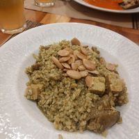 Persa rice with mushrooms and tofu at Canadu in Malaga