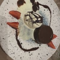 Chocolate flan  at Canadu in Malaga