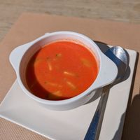 Gazpacho -delicious! at Canadu in Malaga