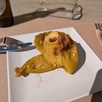 Baked apple as dessert! Love it!!! at Canadu in Malaga