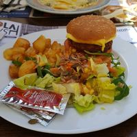 Vegan Burger at Canadu in Malaga