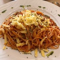 Vegan bolognese at Canadu in Malaga