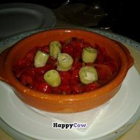 Marinated peppers and artichoke hearts at Canadu in Malaga