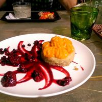 Vegan dessert at Dame Nature in Saint-laurent-du-var