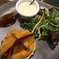 Appetizer. Tart. Vegan at Dame Nature in Saint-laurent-du-var