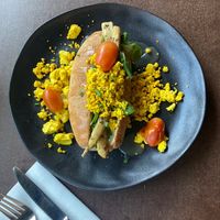 Asperge Tofu scramblee  at Bhalu in Nijmegen