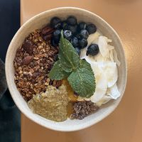Vegan yoghurt bowl   at Bhalu in Nijmegen