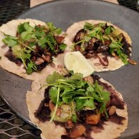 Mushroom tacos at The Flying Squirrel Bar in Chattanooga