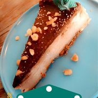 No bake snickers cake  at Kimbap Spot in Bochum