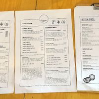 The menu at Kimbap Spot in Bochum