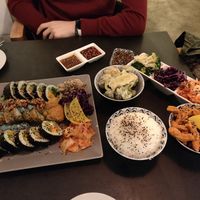 Shared dinner at Kimbap Spot in Bochum