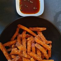 Süßkartoffel pommes at Kimbap Spot in Bochum