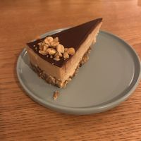 Veganer Snickerskuchen  at Kimbap Spot in Bochum